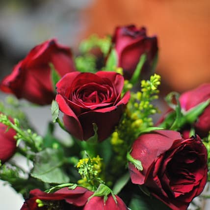 Receive a bouquet of roses